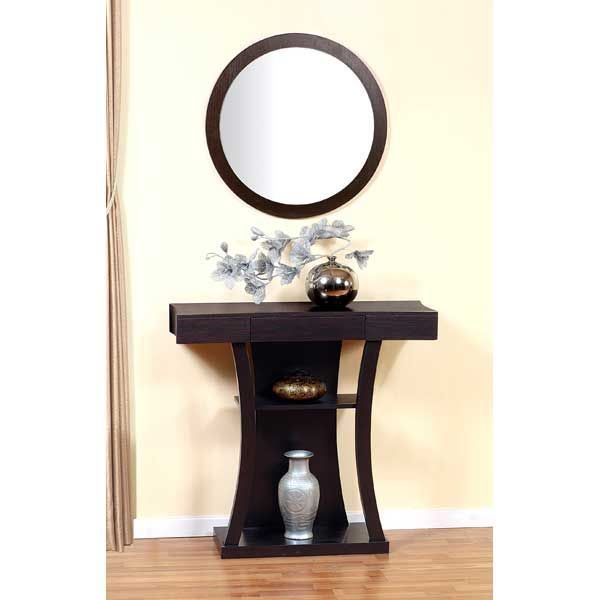 American FW Console with Drawer, Red Cocoa